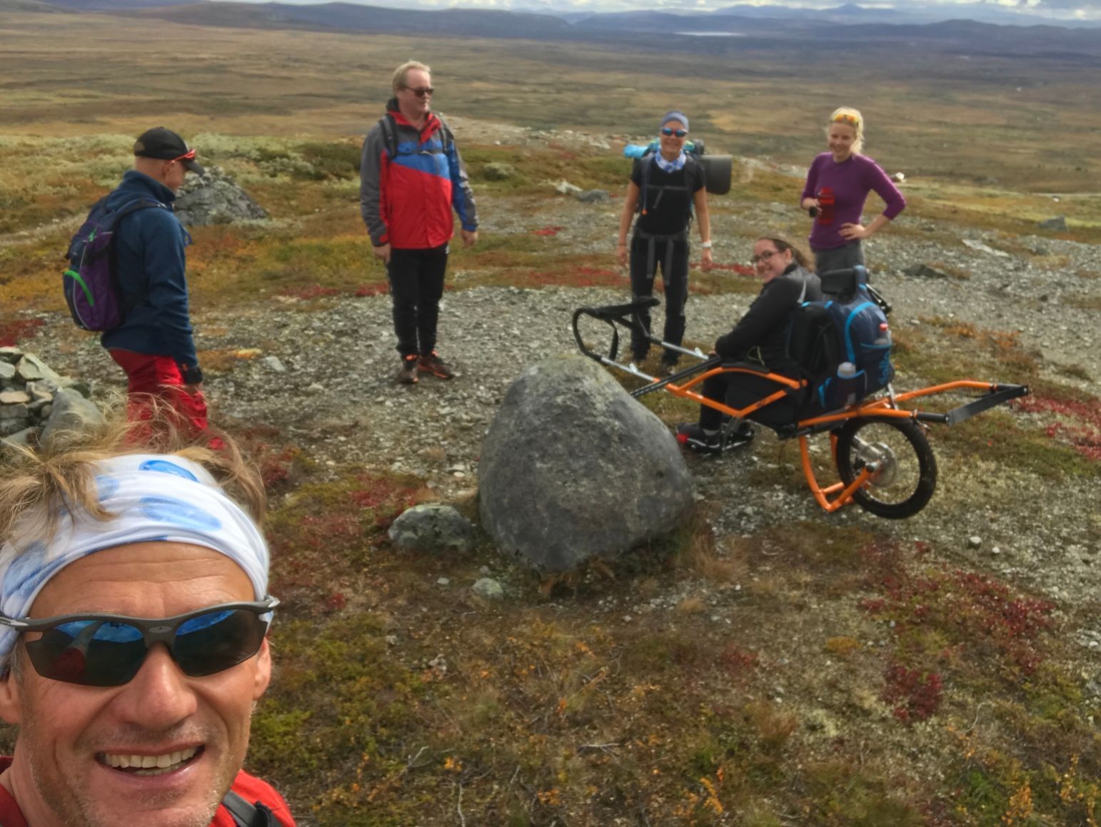 Fjelltur med jolette turvogn