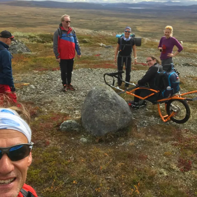 Fjelltur med jolette turvogn