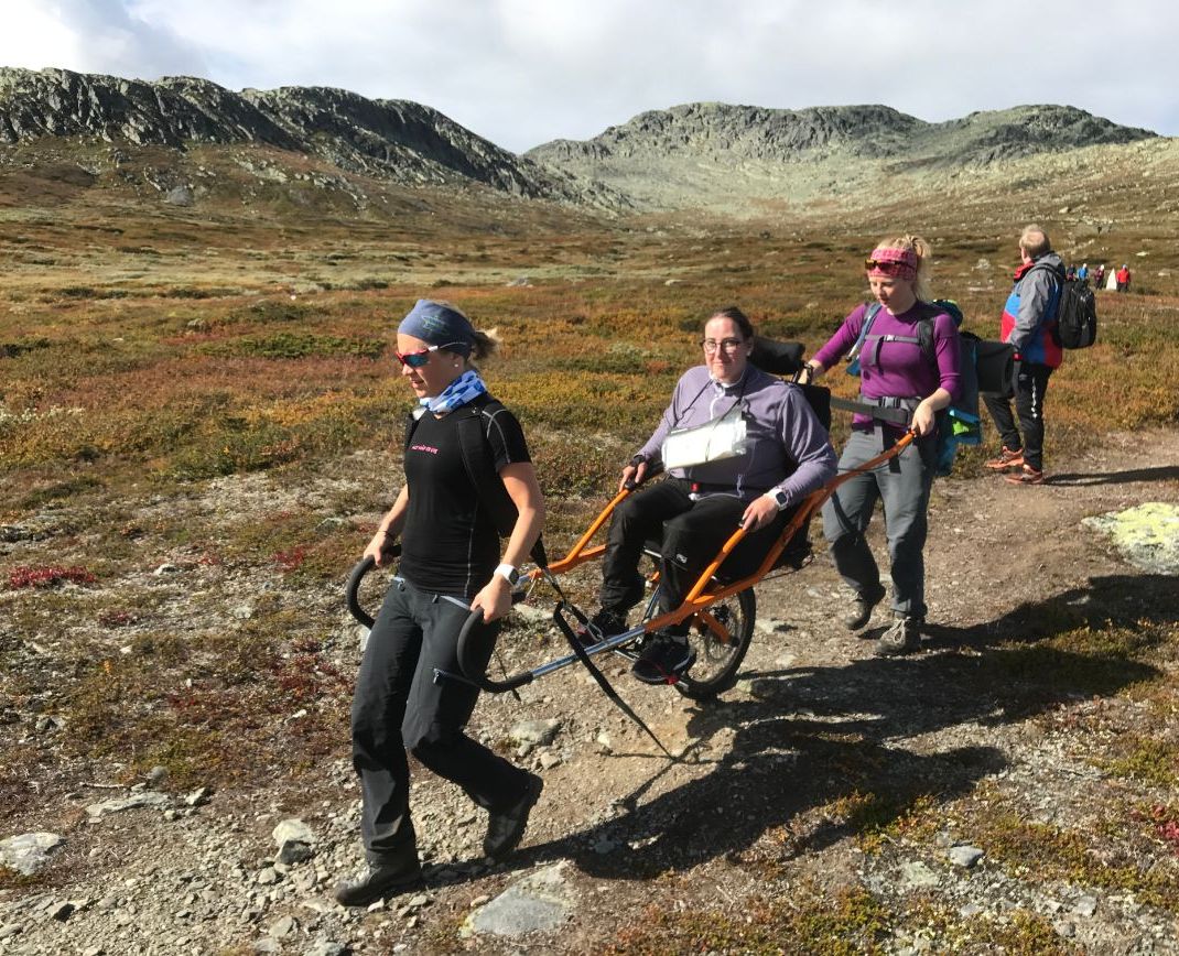 Fjelltur med Jolette Trackmaster