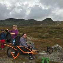 Fjelltur med jolette trackmaster